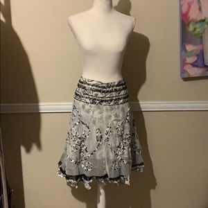 NWOT ANTHROPOLGIE BASIL & MAUDE UNIQUE SKIRT!